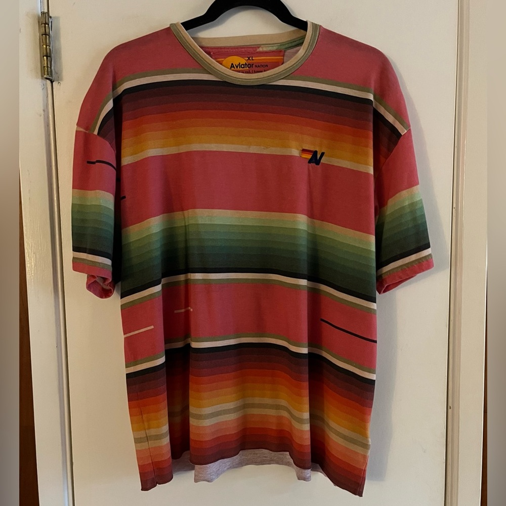 Aviator Nation Serape Cropped Tee